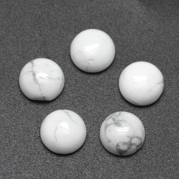 Synthetic Howlite Cabochons
