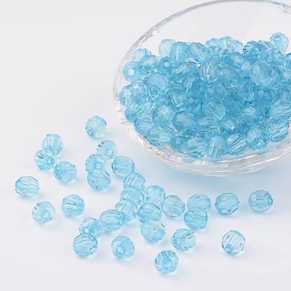 Transparent Acrylic Beads