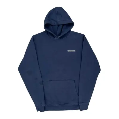 Age 14-16 Carhartt Hoodie - XL Navy Cotton Blend