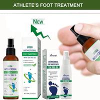 Tea Tree Foot Spray Kills Fungus & Odor Fast | 97% Stink Elimination | Repair Cracked Heels | 100ml Quick-Dry Formula | Clini...