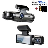 HD 1080P Car Dash Camera (1 Count), Front & Rear Dual-Lens Car Video Recorder with Night Vision, Dashboard Wide Angle Driving...