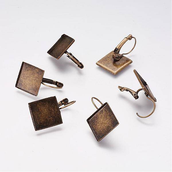 Brass Leverback Earring Findings
