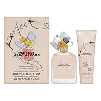 Marc Jacobs Perfect Gift Set - Eau De Parfum Spray (3.4 Oz) & Body Lotion (2.5 Oz) for Women Cosmetic Scented