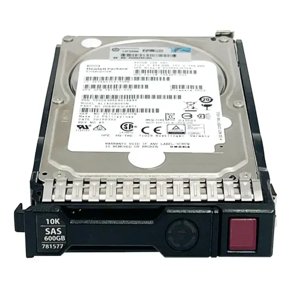 781577-B21 HP 600GB 10000RPM SAS 12Gb/s 2.5-inch Hard Drive