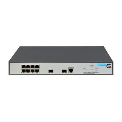 HP JG921A | OfficeConnect 1920 Series 1920-8G-PoE+ (65W) 8 x RJ-45 PoE+ 10/100/1000Base-T and 2 x SFP (mini-GBIC) Ports Layer...