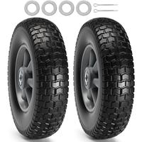 VEVOR Solid PU Run-Flat Tire Wheel, 10\
