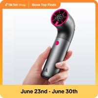 Aecooly Portable Handheld Fan, Powerful Turbo Mini Fan, 19000 RPM High Speed Aero Ultra, 15H Max Cooling Time, 7 Speeds Alumi...
