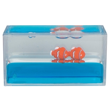 150 Promotional Mini Clownfish Liquid Wave Paperweight - ...
