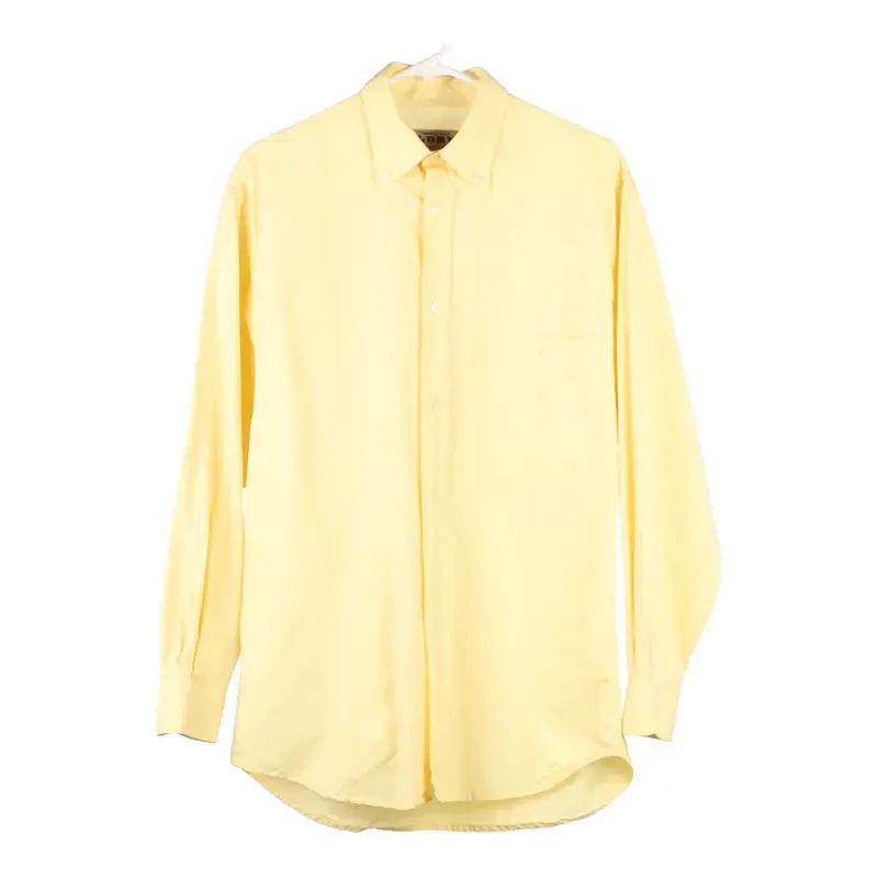 Lory Shirt - Small Yellow Cotton