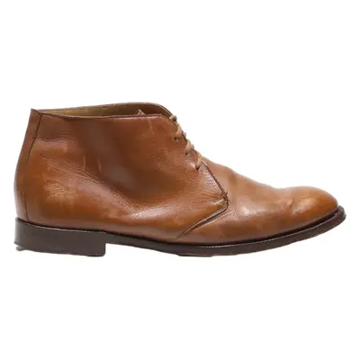 Ankle Boots Brown Leather Mens UK 10