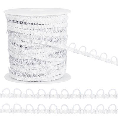22.5 Yards Nylon Elastic Ribbons with Loops