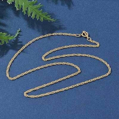 Brass Singapore Chain Necklaces for Women Men