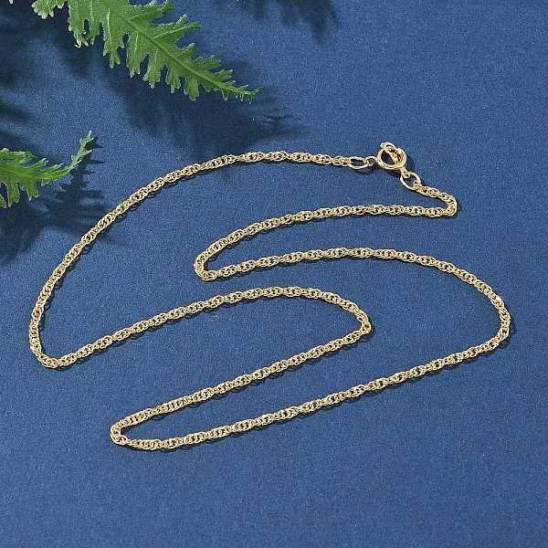 Brass Singapore Chain Necklaces for Women Men
