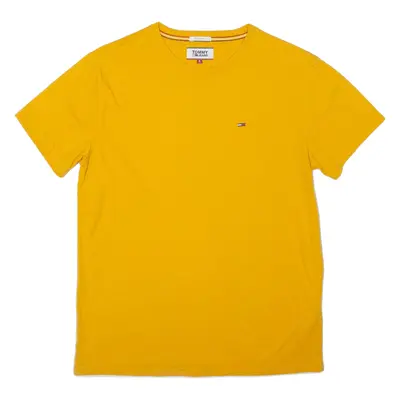 TOMMY HILFIGER Mens T-Shirt Yellow S
