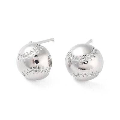 Brass Stud Earrings