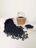 Solid Color Nylon Hair Ties, 100pcs Cute Hair Accessories for Girls, Minimalist Headwear Suitable for Thick Hair, Fashion Hai...
