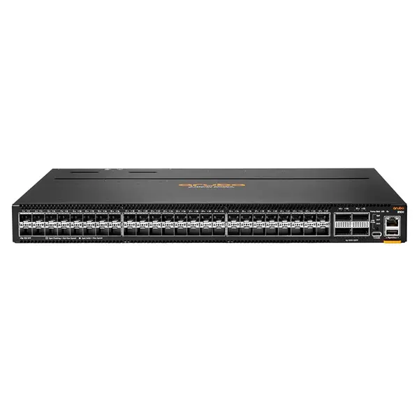 HP R9W90A#ARE | Aruba CX 8100 Series 48-Ports 10GBase-X SFP+ 4-Port 100GBase-X QSFP28 Front-to-Back Airflow Managed Layer 3 R...