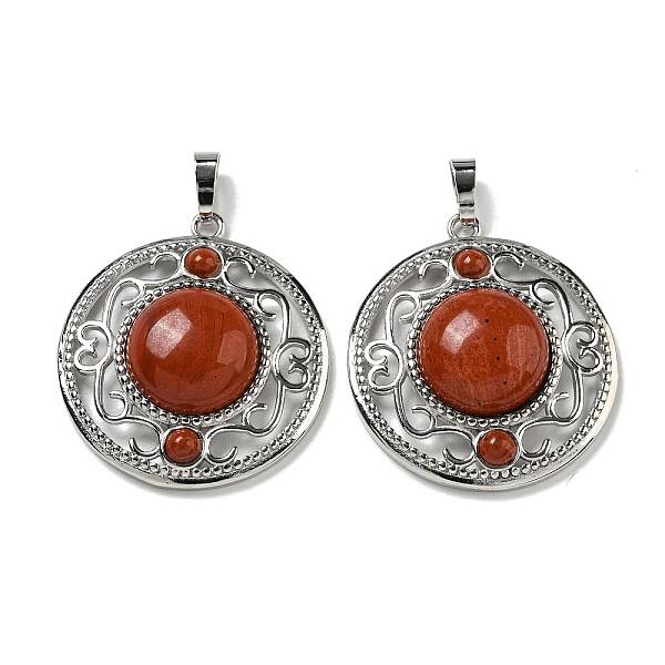 Natural Red Jasper Pendants