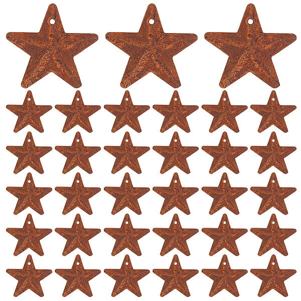 60Pcs Iron Pendants