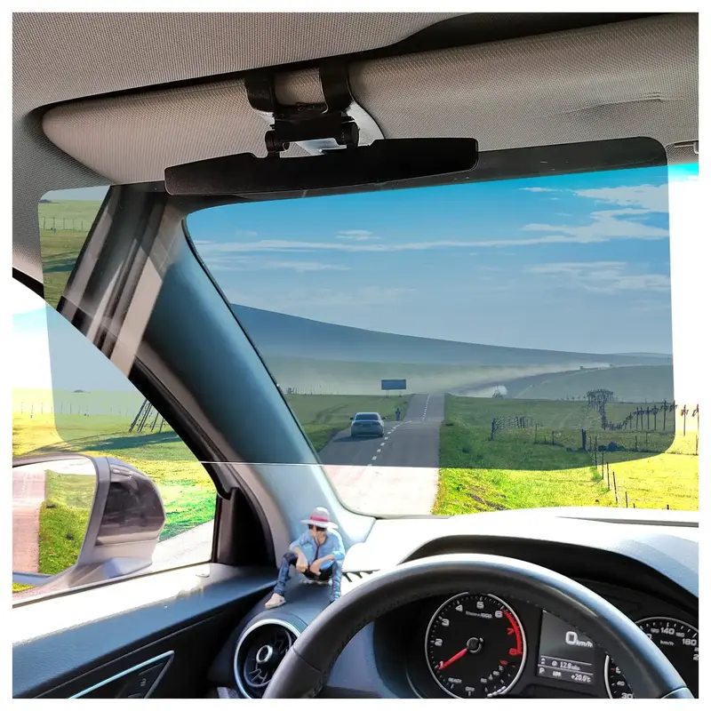 Car Visor, Adjustable Angle Car Sun Visor, Anti-glare Safe Driving Car Sun Visor Extender, Universal for Cars, Trucks, SUVs