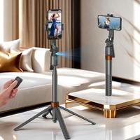 Selfie Stick with Smart Face Tracking Tripod, 360-Degree Rotatable Vlog Anti-shake Stabilizer, Phone Gimbal for Live Streamin...