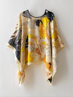 Women's Floral Print Boho Style Shawl, Casual Soft Comfortable Scarf for All Seasons, Fashion Accessories for Daily Wear