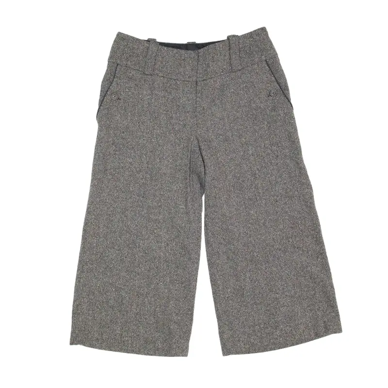 MONSOON TWEED 3/4 Casual Shorts Grey Regular Womens UK 10 W30