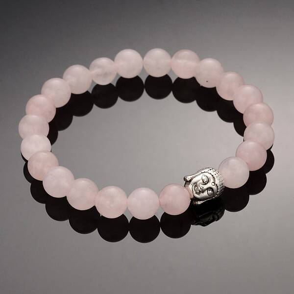 Buddhist Gemstone Beaded Stretch Bracelets