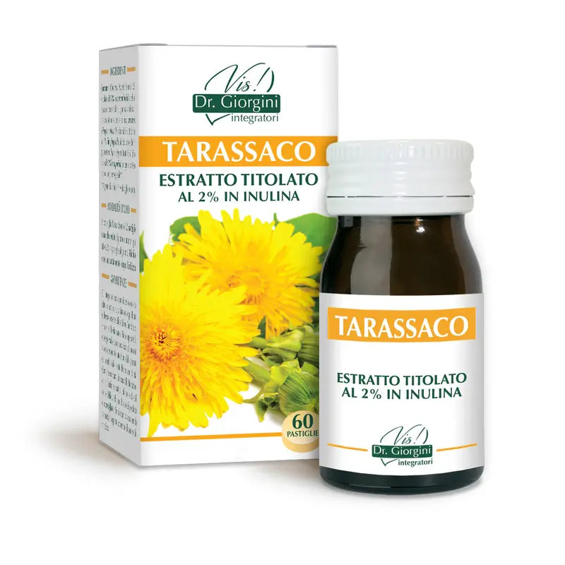 Dr Giorgini dandelion titrated extract 60 tablets of 500 mg - 30 gr