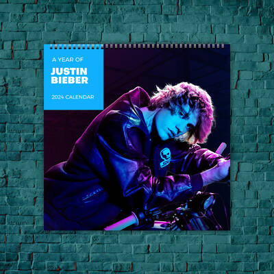 Justin Bieber Calendar 2024, Celebrity Calendar, Justin Bieber 2024