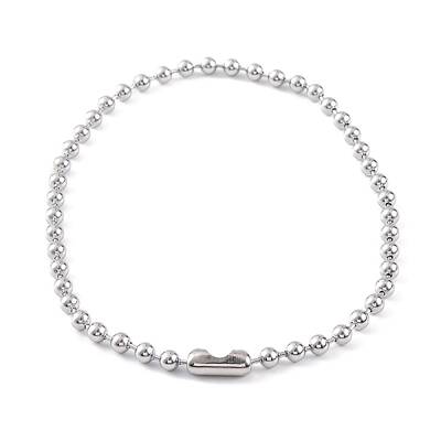 Non-Tarnish 304 Stainless Steel Ball Chain Necklaces for Women