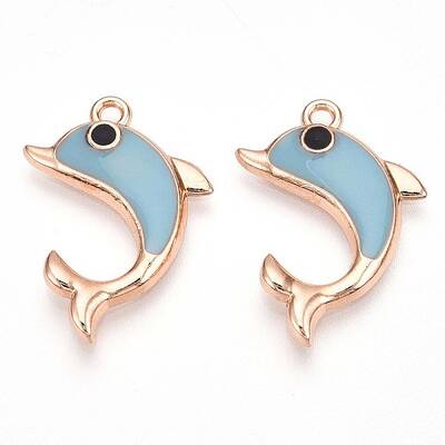 Alloy Enamel Pendants