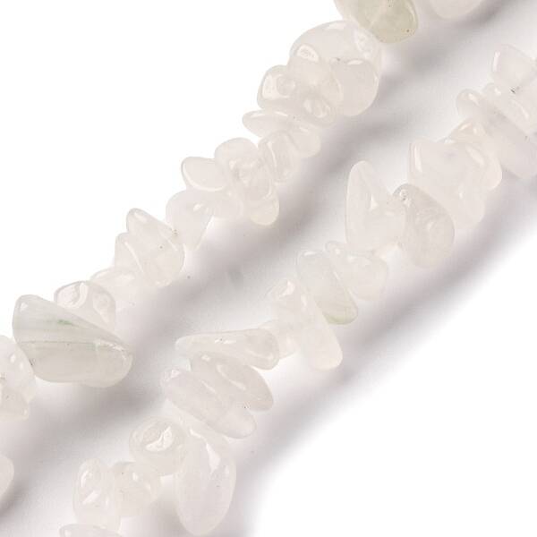 Natural White Jade Beads Strands