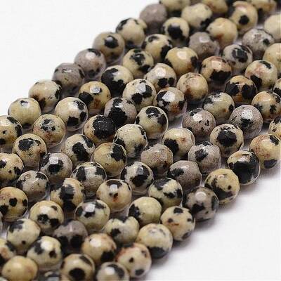 Natural Dalmatian Jasper Beads Strands
