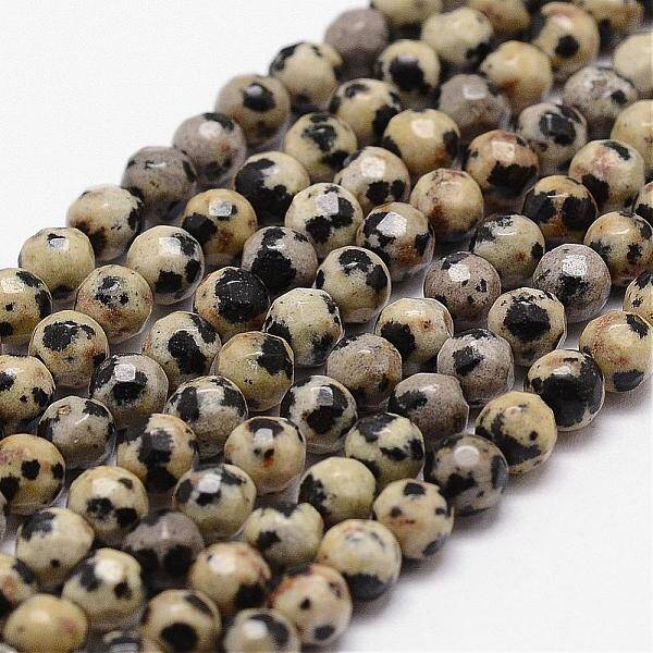 Natural Dalmatian Jasper Beads Strands