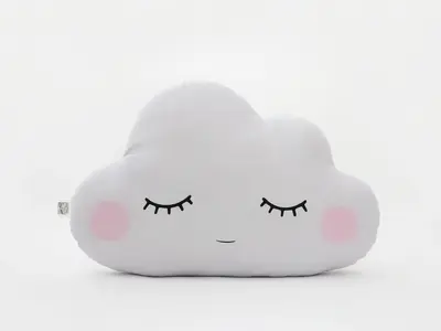 Cloud Pillow (9 colors) with Pink Cheeks