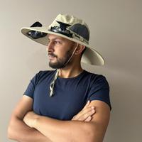 Outdoor Wide-brimmed Sun Hat with Solar Fan, Unisex Fishing Solar Fan Hat, Fisherman's Hat with Built-in Fan, Suitable for Fi...
