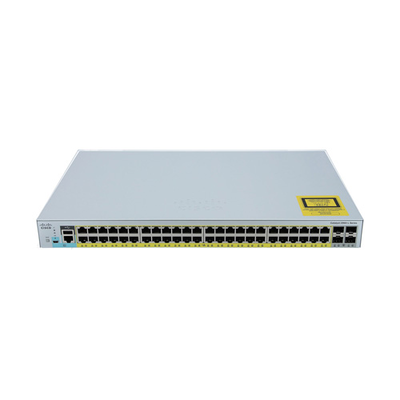 Cisco WS-C2960L-SM-48TS | Catalyst 2960-L Series 48 x Ports 10/100/1000Base-T + 4 x SFP Ports Layer 2 Managed 1U Rack-Mountab...