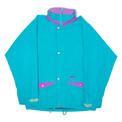HELLY HANSEN Mens Jacket Blue 90s Hooded M
