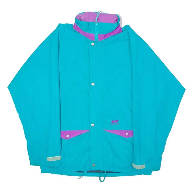 HELLY HANSEN Mens Jacket Blue 90s Hooded M