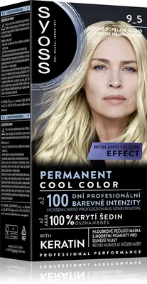 Syoss Cool Color permanent hair dye color 9_5 Frozen Pearl Blonde