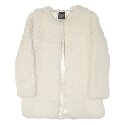 CHICOREE Overcoat Fleece Jacket Cream Womens S