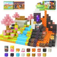 Magnetic Building Blocks-160 Pcs Puzzle Cube With Tutorial and Storage Bag STEM Construction Set Creative Learning Toys Gift ...