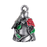 Dream Apparel Rose Bells, Gremlin/Guardian Motorcycle bells For Women Men Bikers, Good Luck Riding Bell Spirit Bell Moto Acce...