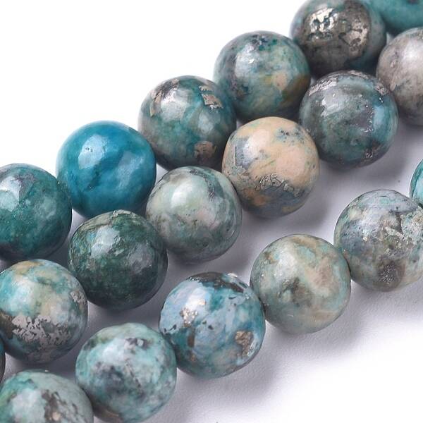 Natural African Pyrite Beads Strands