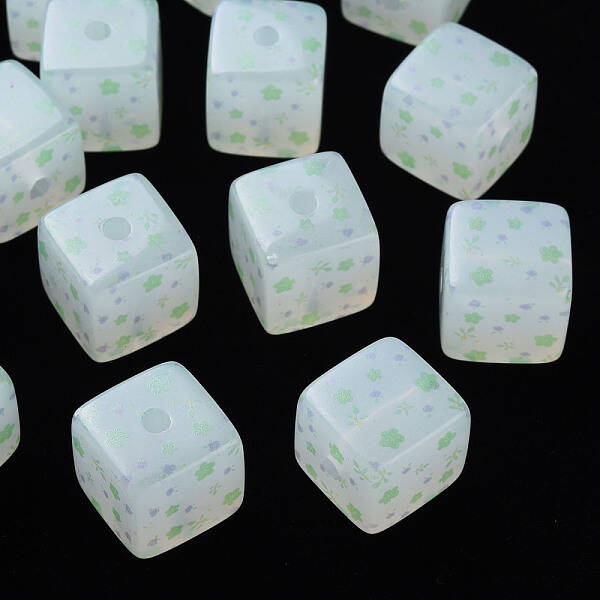 Printed Acrylic Beads