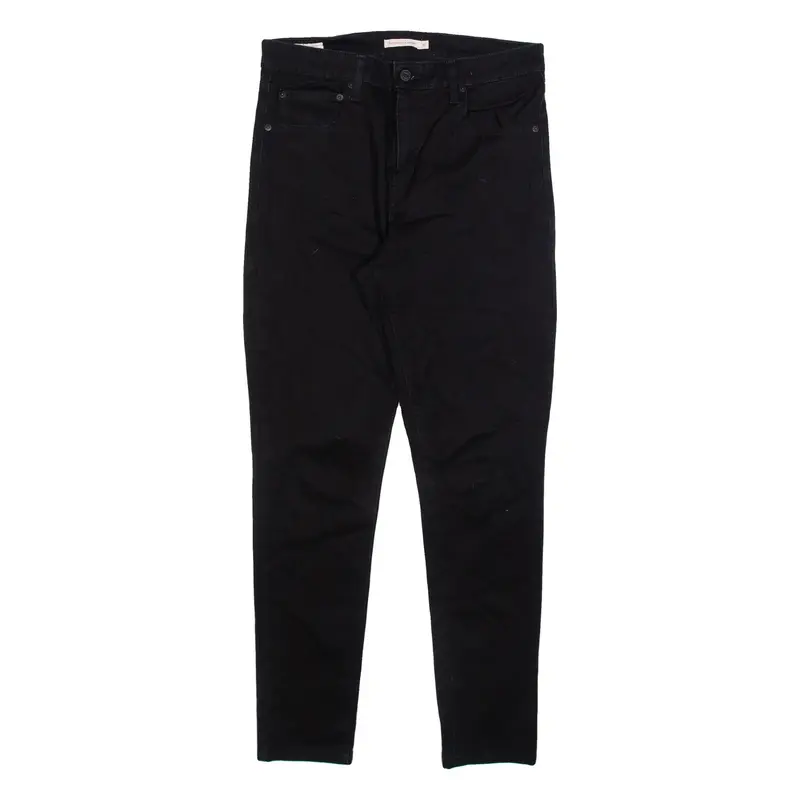 LEVI'S 721 Big E Womens Jeans Black Slim Skinny W31 L30