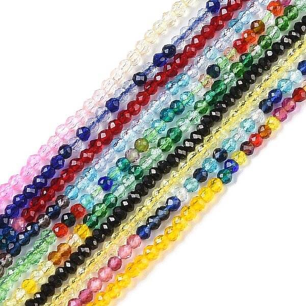 Transparent Glass Beads Strands