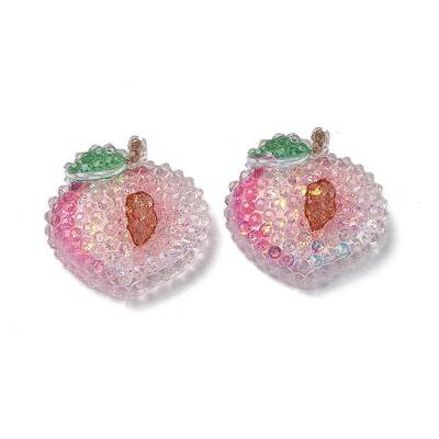 Fruit Transparent Epoxy Resin Decoden Cabochons