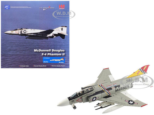 McDonnell Douglas F-4J Phantom II Fighter-Bomber Aircraft \